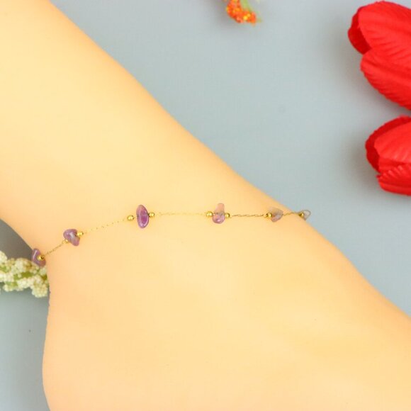 "Handmade Anklet – A Stylish Choice for Women, Thoughtful Gift Idea, EVCH1130 - Picture 4 of 11